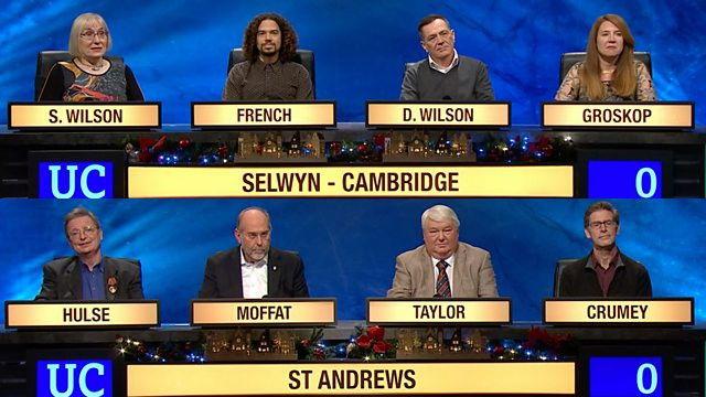 Christmas 2017 - Selwyn College, Cambridge v St Andrews University