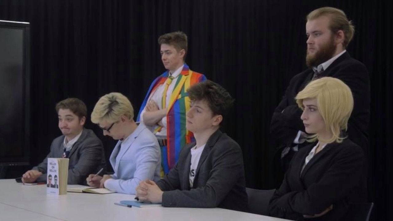 Pity Laughs backdrop