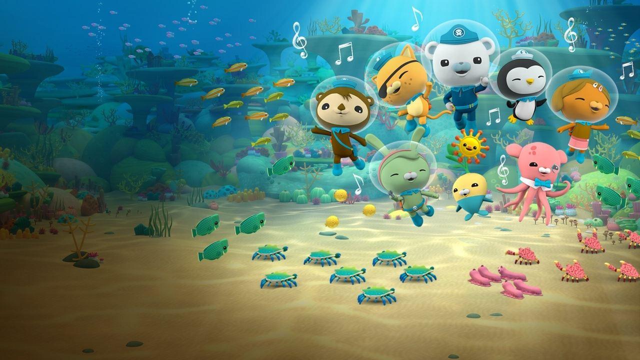Octonauts and the Great Barrier Reef backdrop