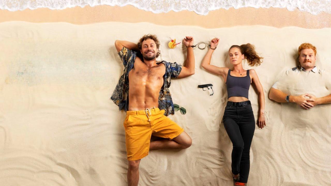 On Guard of the Beach backdrop