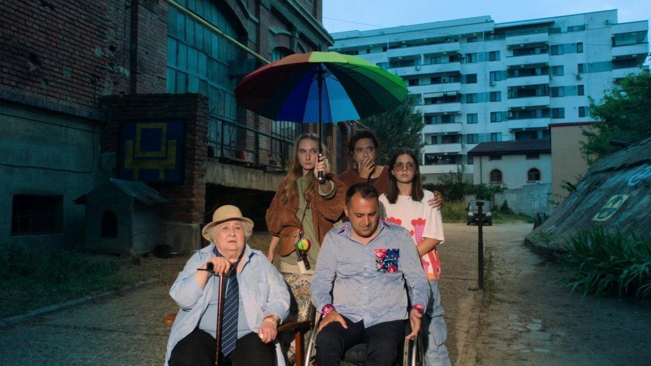 Do Not Expect Too Much from the End of the World backdrop