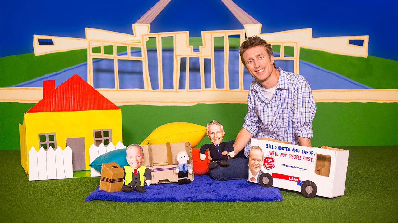 Sammy J's Playground Politics backdrop