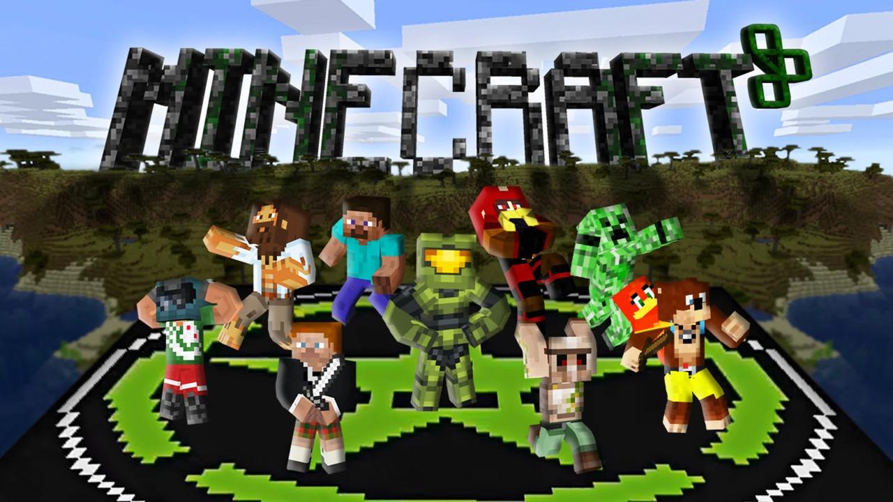 Let's Play Minecraft backdrop