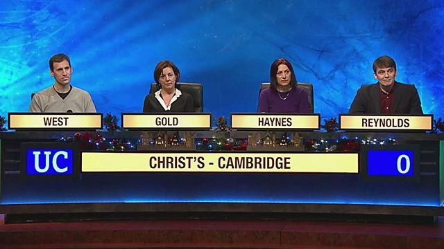 Christmas 2015 - Christ's, Cambridge v Essex