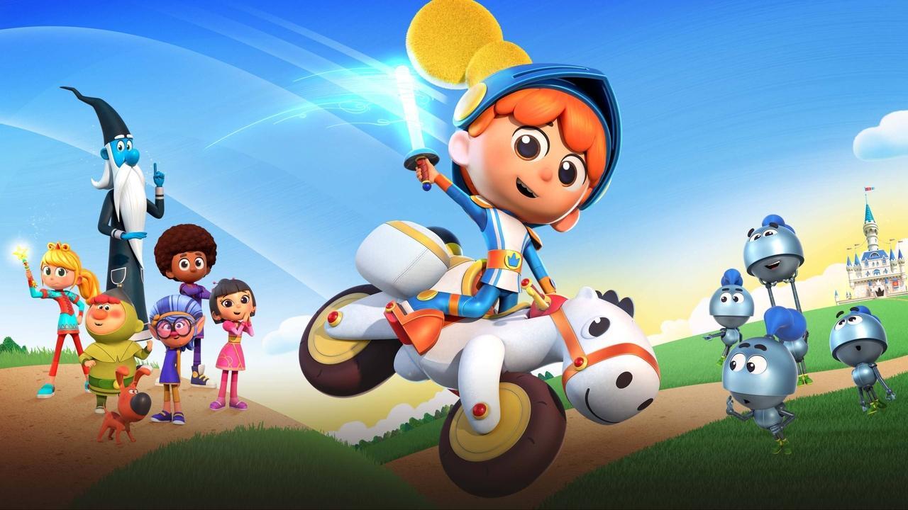 Gus the Itsy-Bitsy Knight backdrop