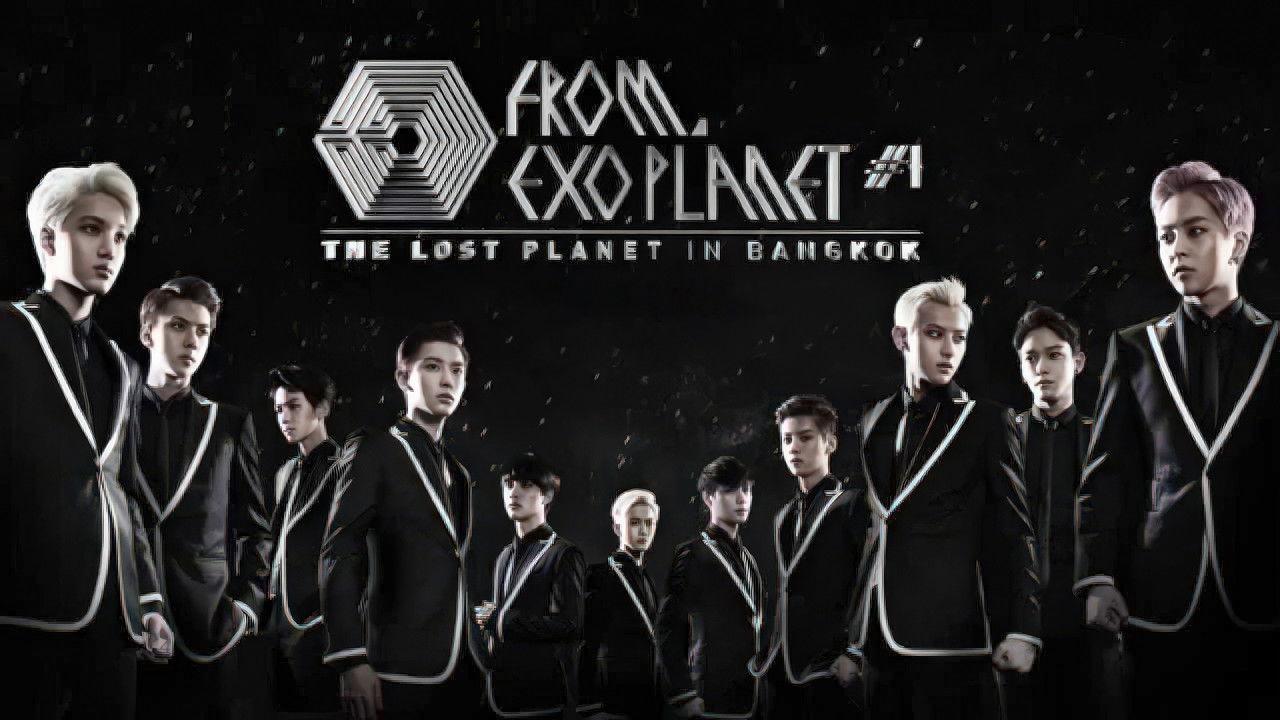 EXO FROM. EXO PLANET #1 - THE LOST PLANET in JAPAN backdrop