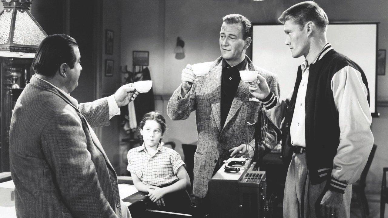 Trouble Along the Way backdrop