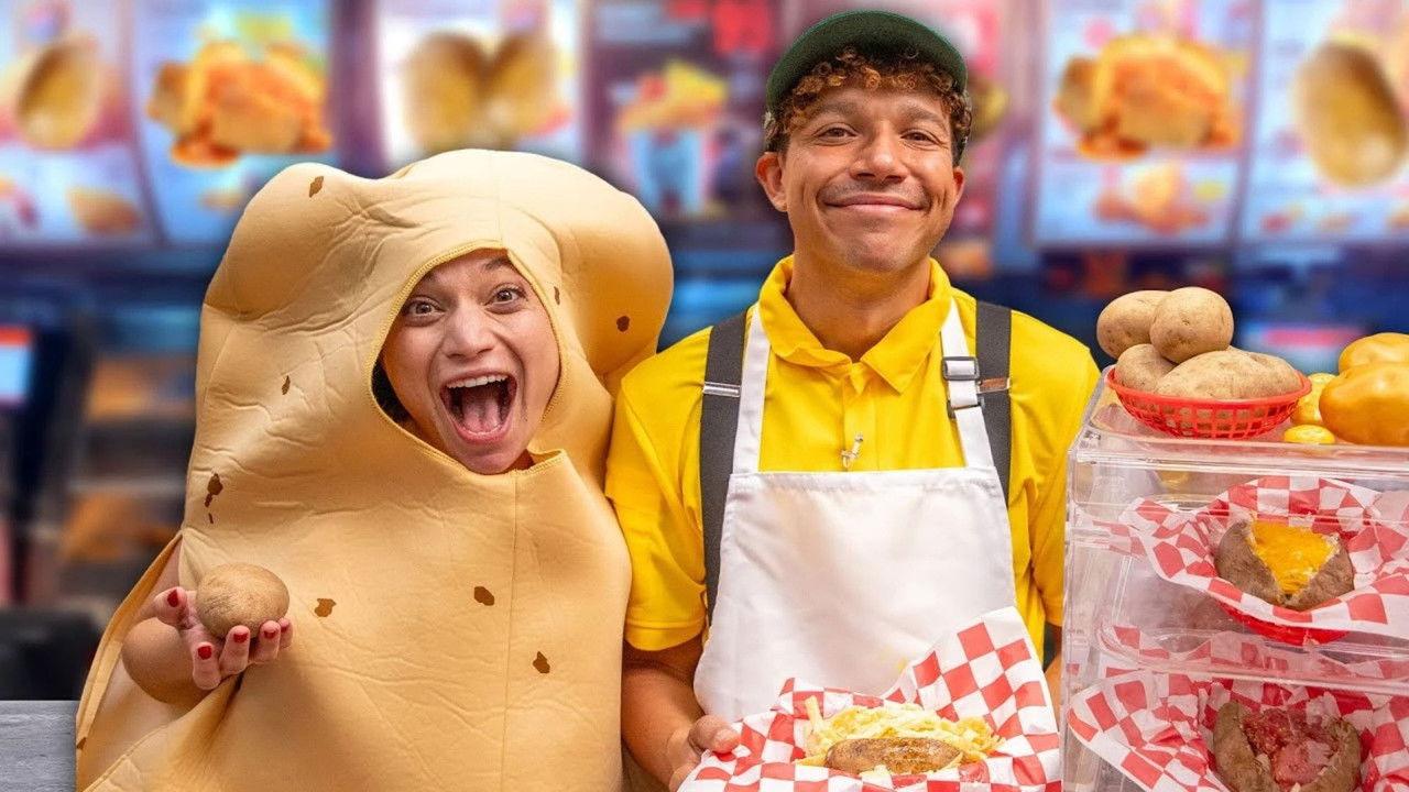 The Spud Hut backdrop