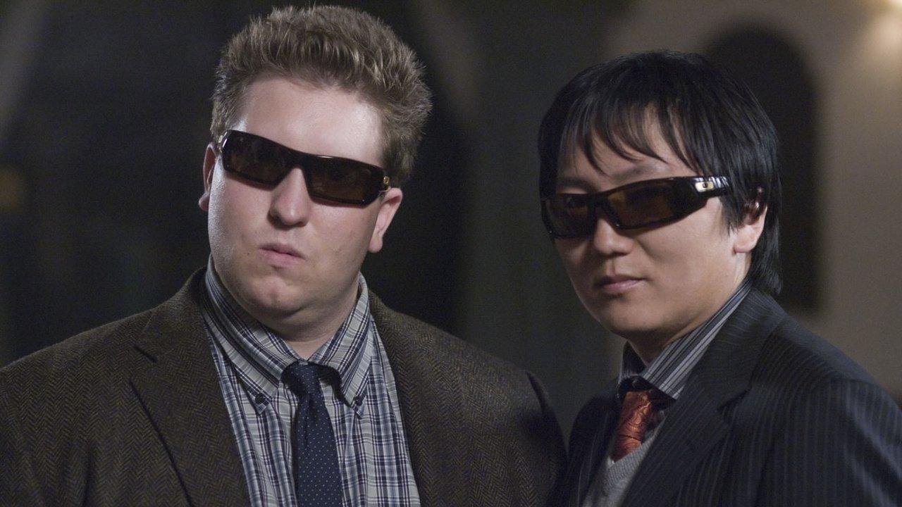 Get Smart's Bruce and Lloyd Out of Control backdrop