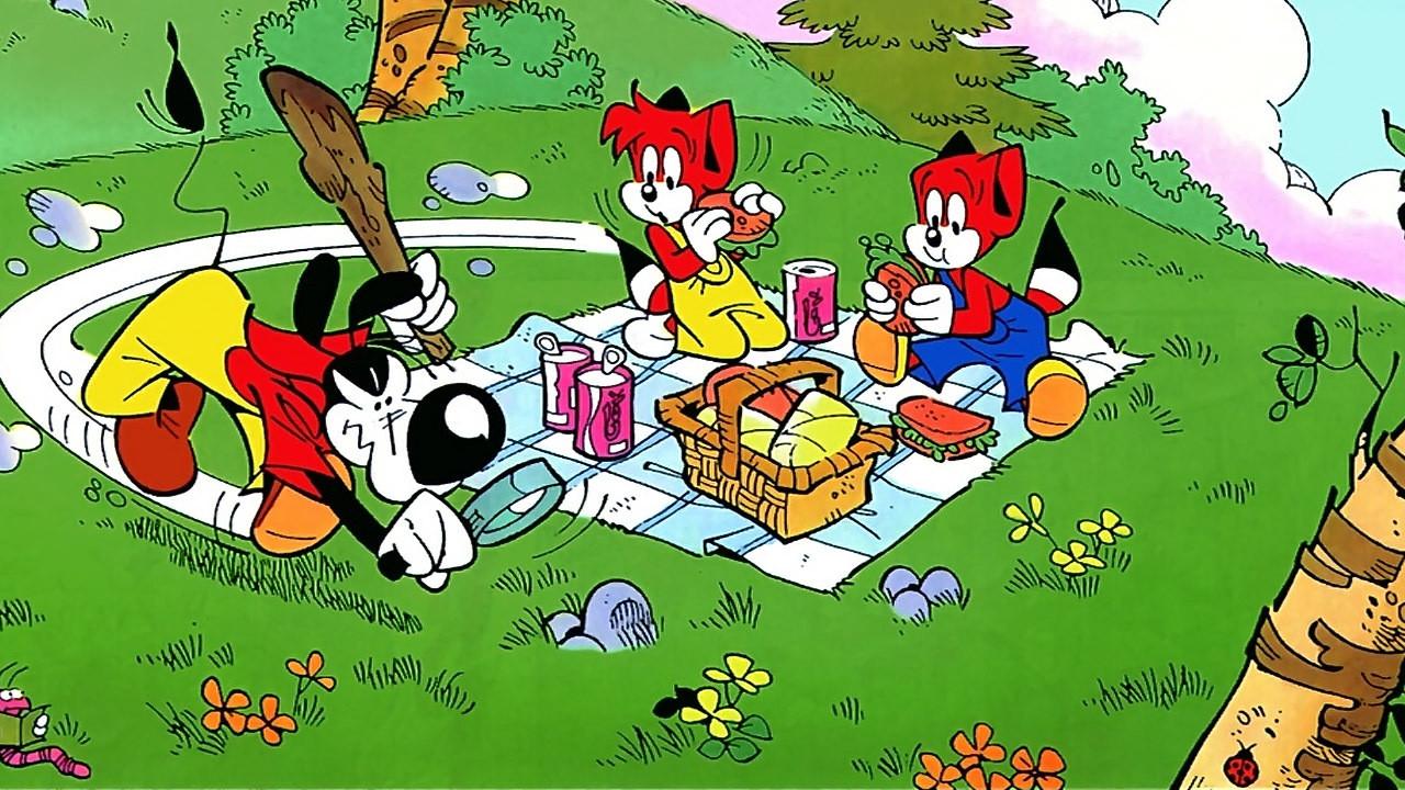 Fix and Foxi backdrop