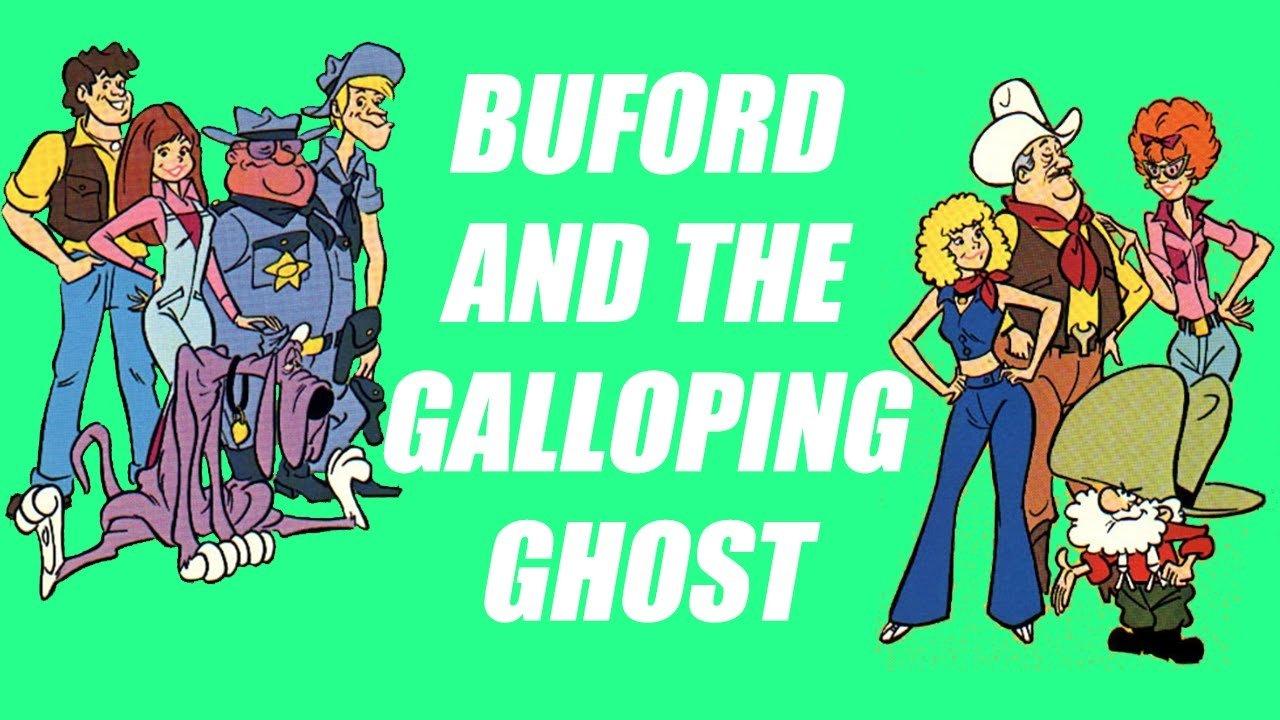 Buford and the Galloping Ghost backdrop