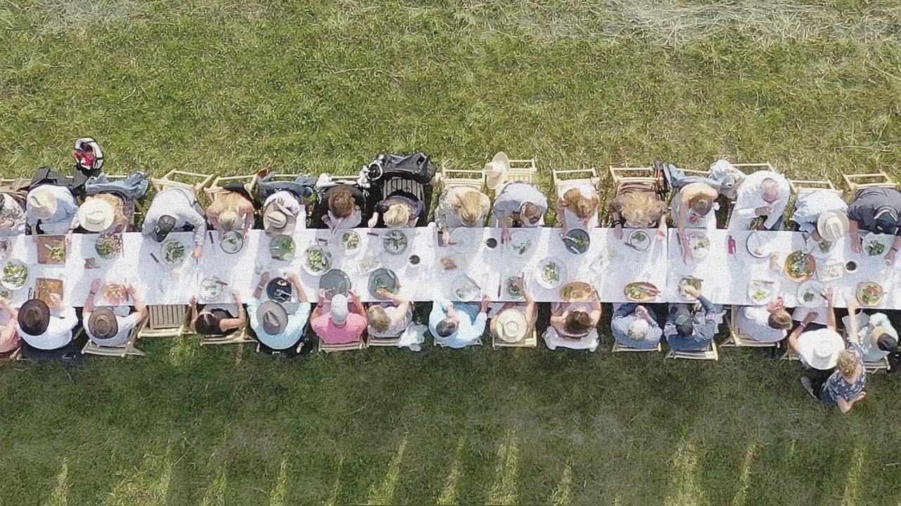 Man in the Field: The Life and Art of Jim Denevan backdrop