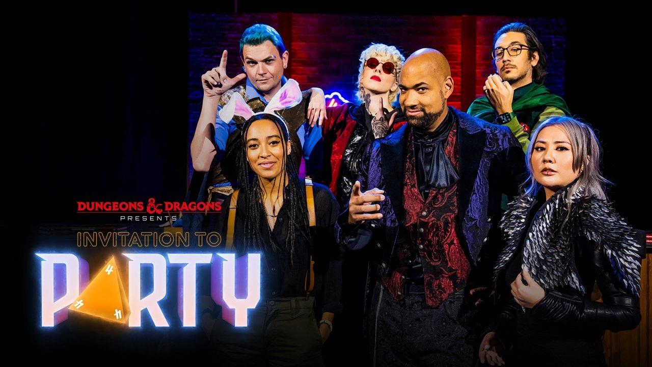 Dungeons & Dragons Presents: Invitation to Party backdrop