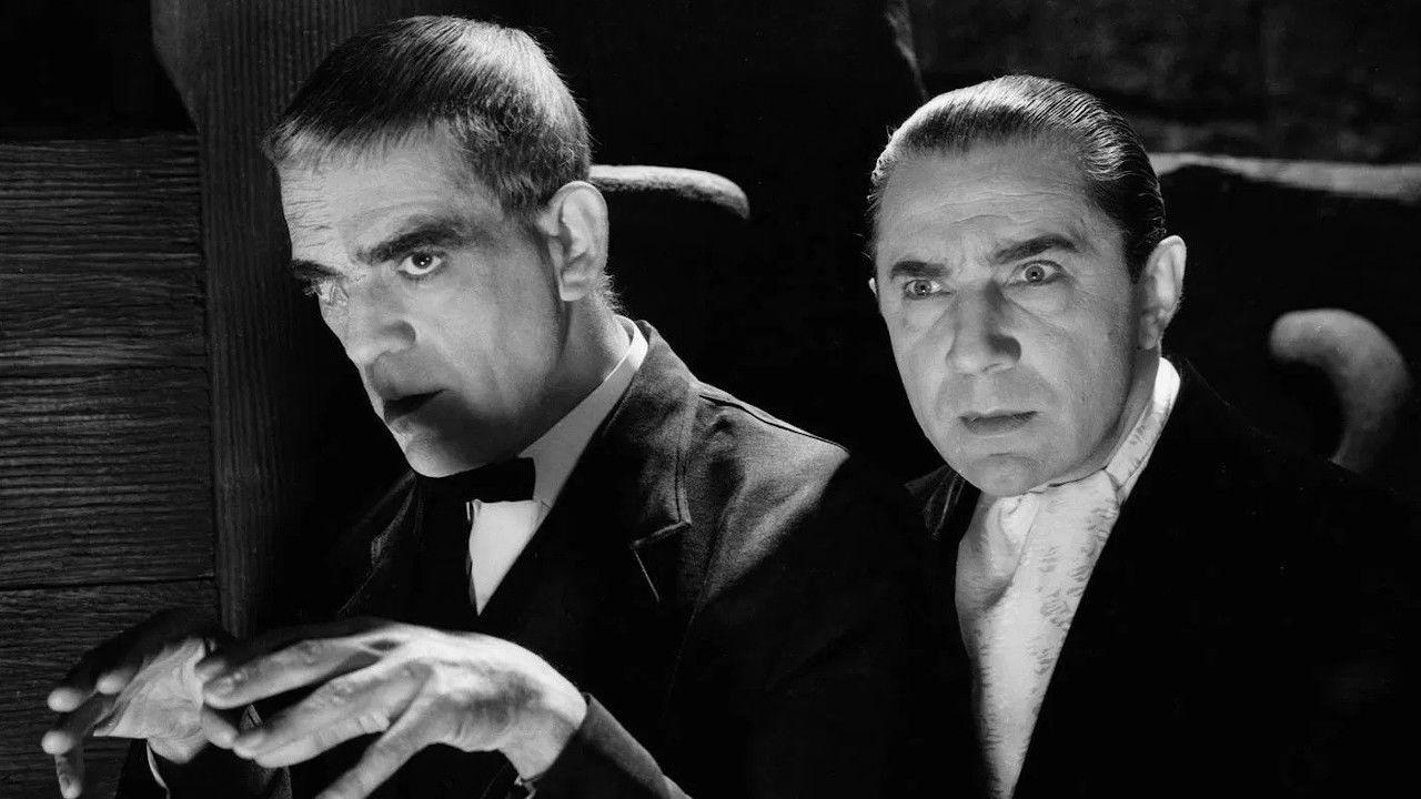 A Good Game: Karloff and Lugosi at Universal backdrop