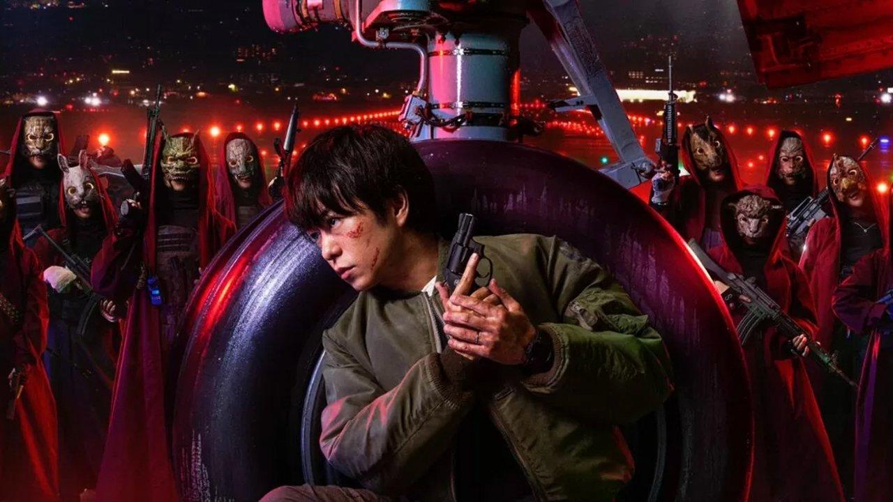 Occupation of the New Airport backdrop