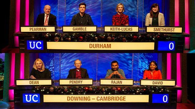 Christmas 2020 - Durham v Downing Cambridge