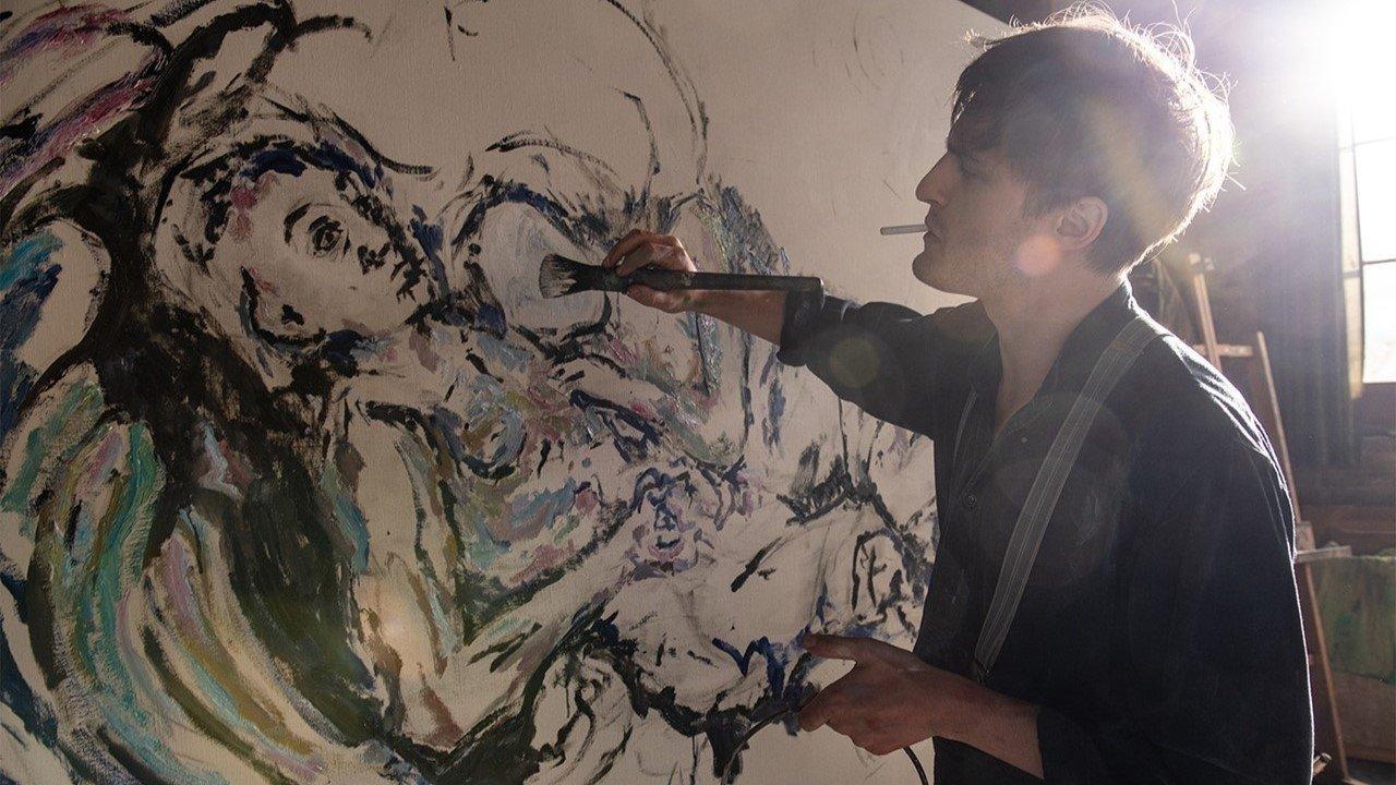 Alma and Oskar backdrop