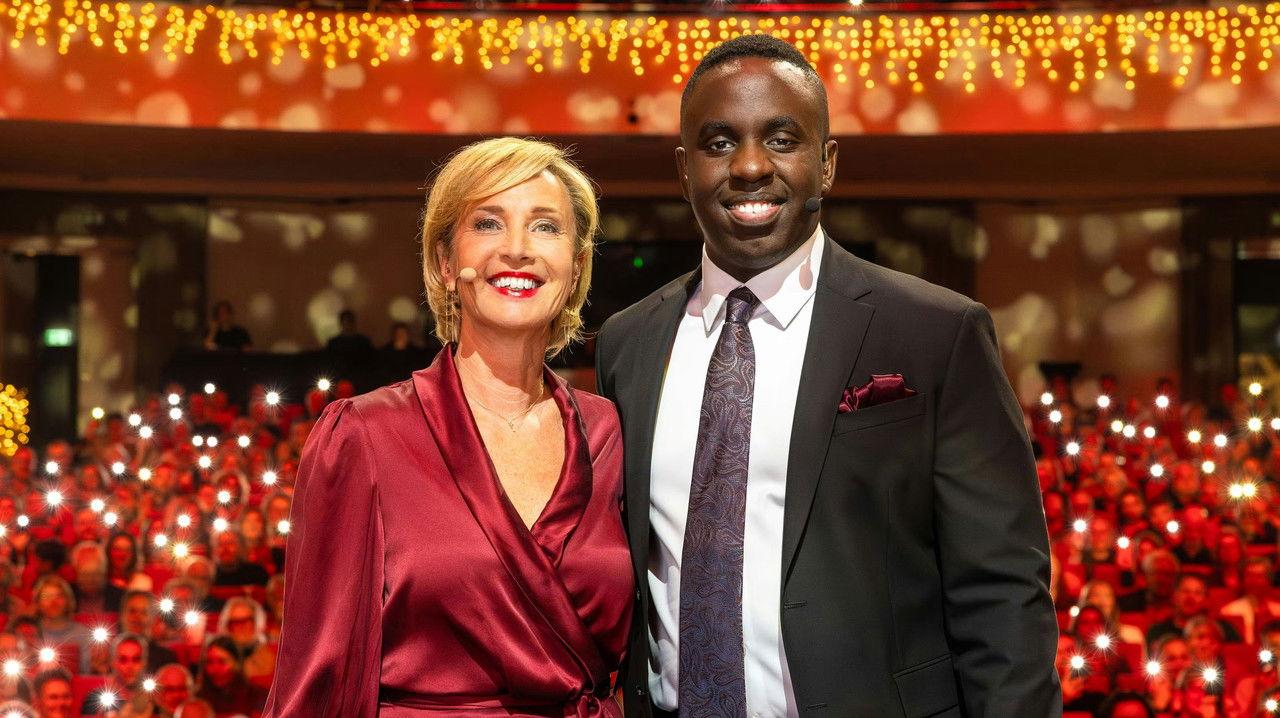 Alletiders juleshow backdrop