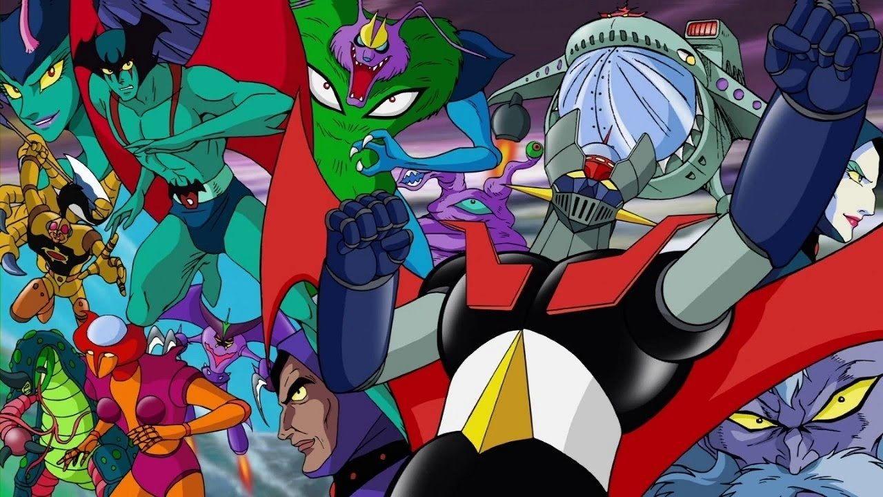 Mazinger Z vs. Devilman backdrop