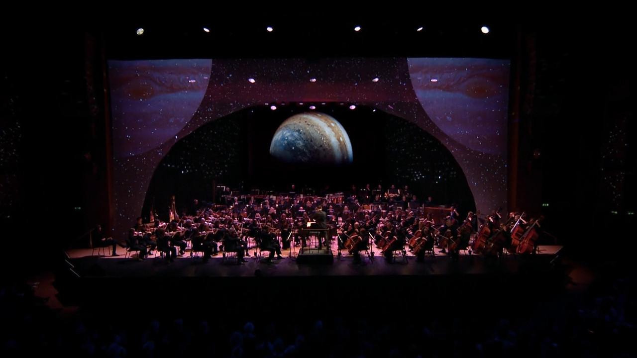 Holst: The Planets with Professor Brian Cox backdrop