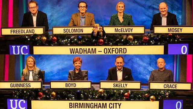 Christmas 2019 - Birmingham City University v Wadham College, Oxford