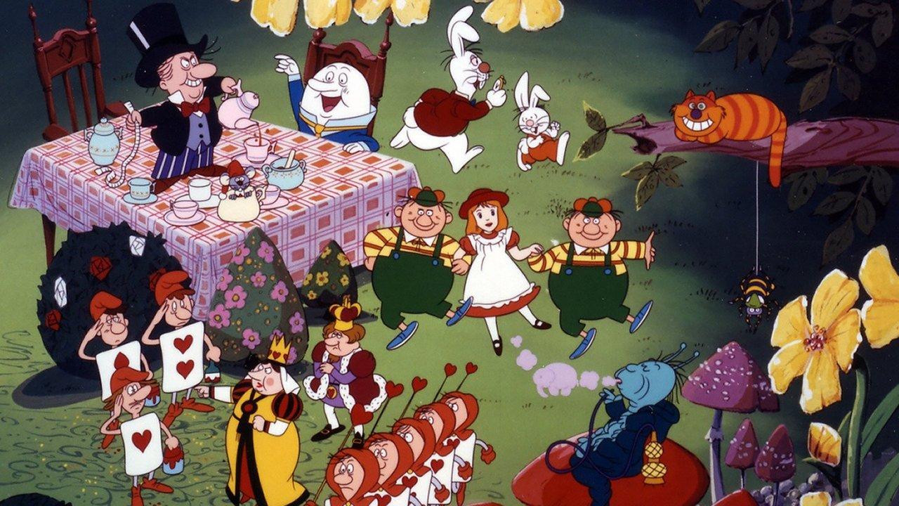 Alice in Wonderland backdrop