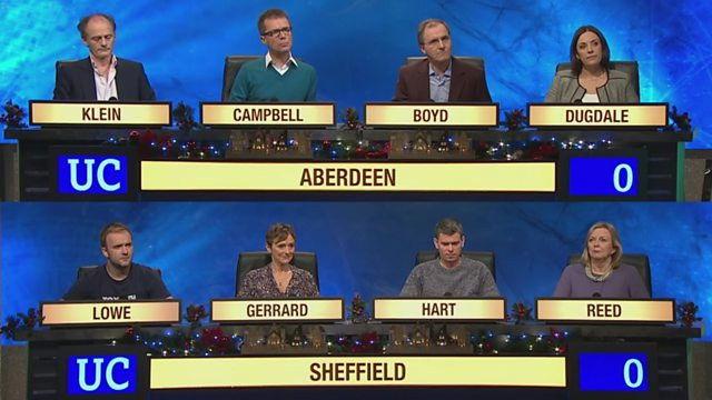 Christmas 2015 - Aberdeen v Sheffield