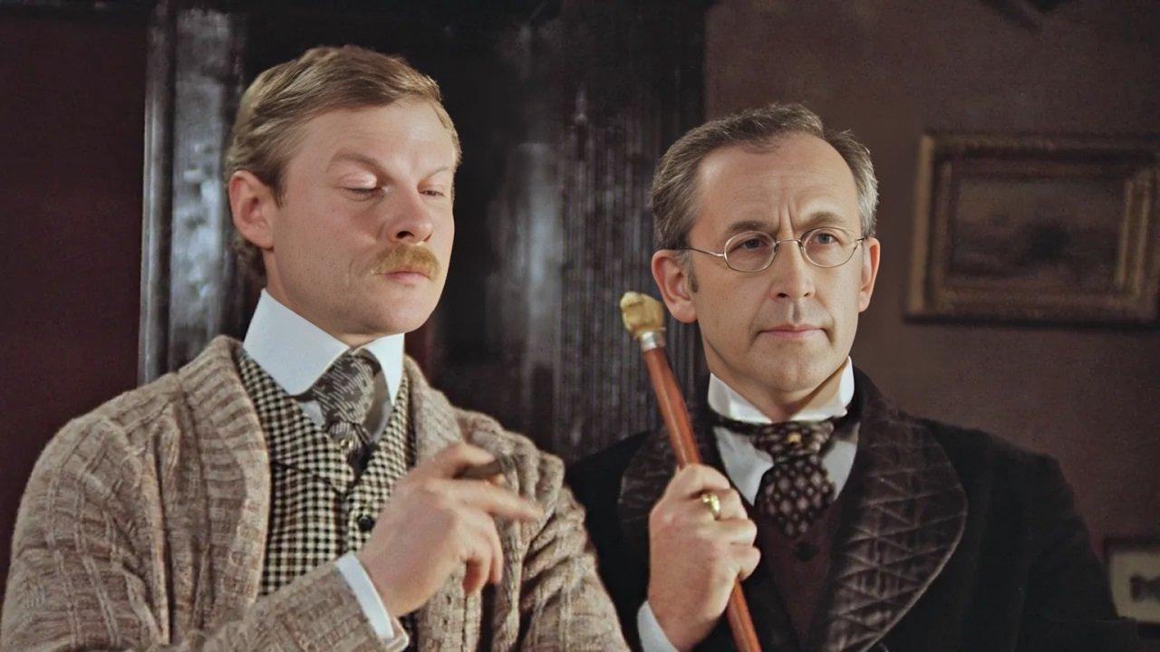The Adventures of Sherlock Holmes and Dr. Watson backdrop