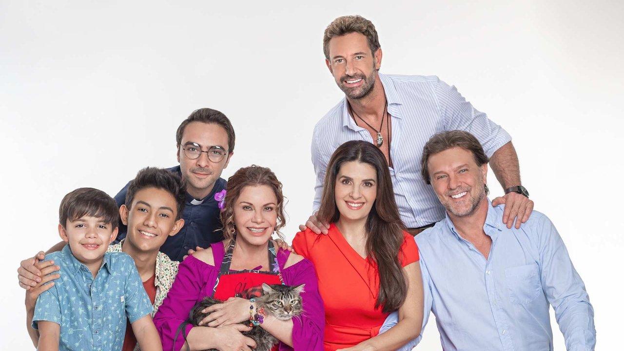 Soltero con hijas backdrop