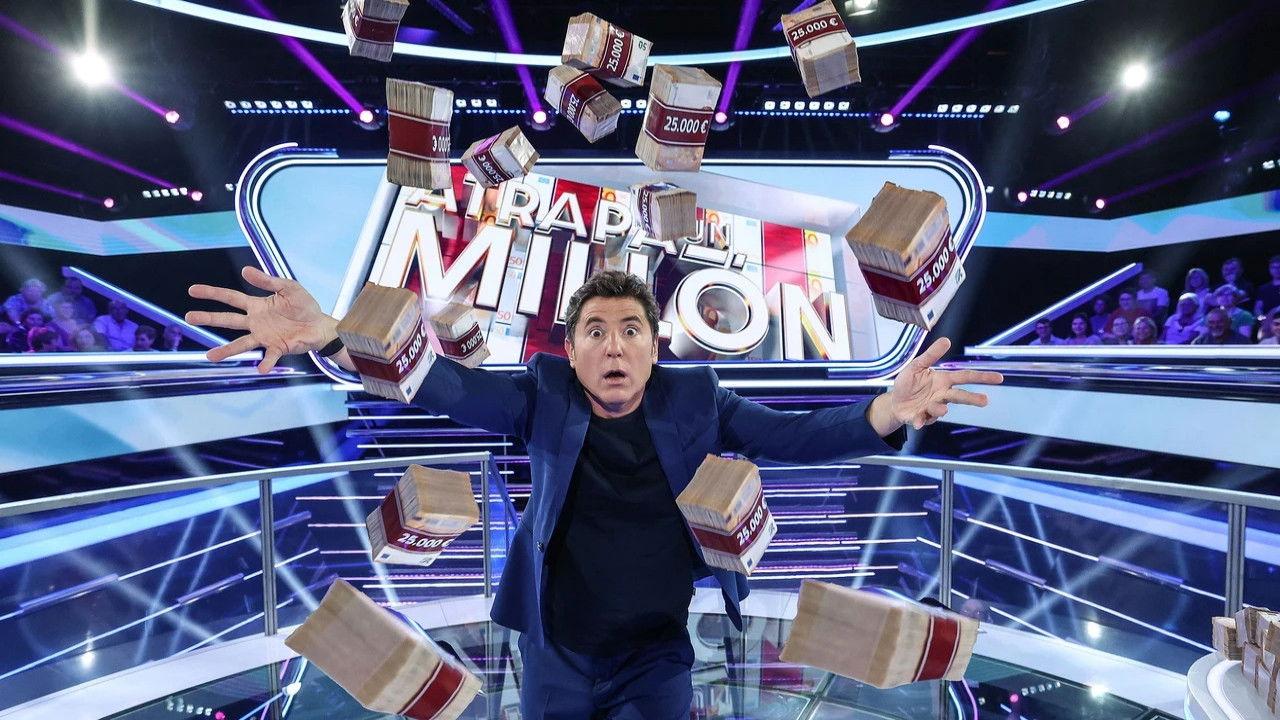 Atrapa un millón backdrop