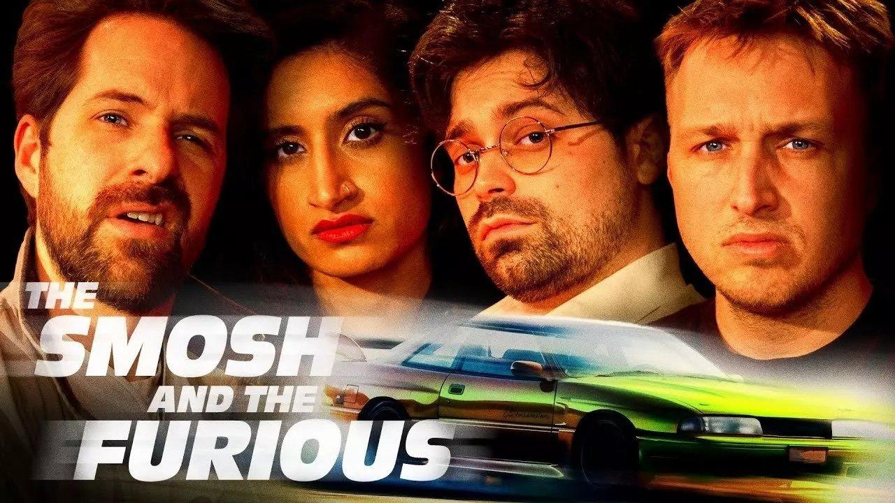 The Smosh and the Furious backdrop