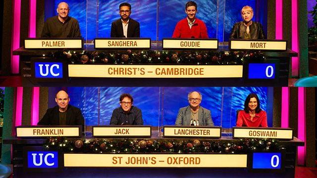 Christmas 2020 - Christ's Cambridge v St John's Oxford