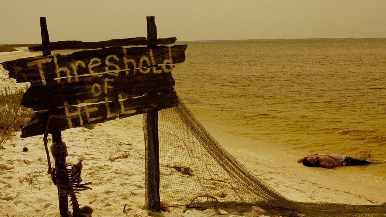 The Beach Party at the Threshold of Hell backdrop