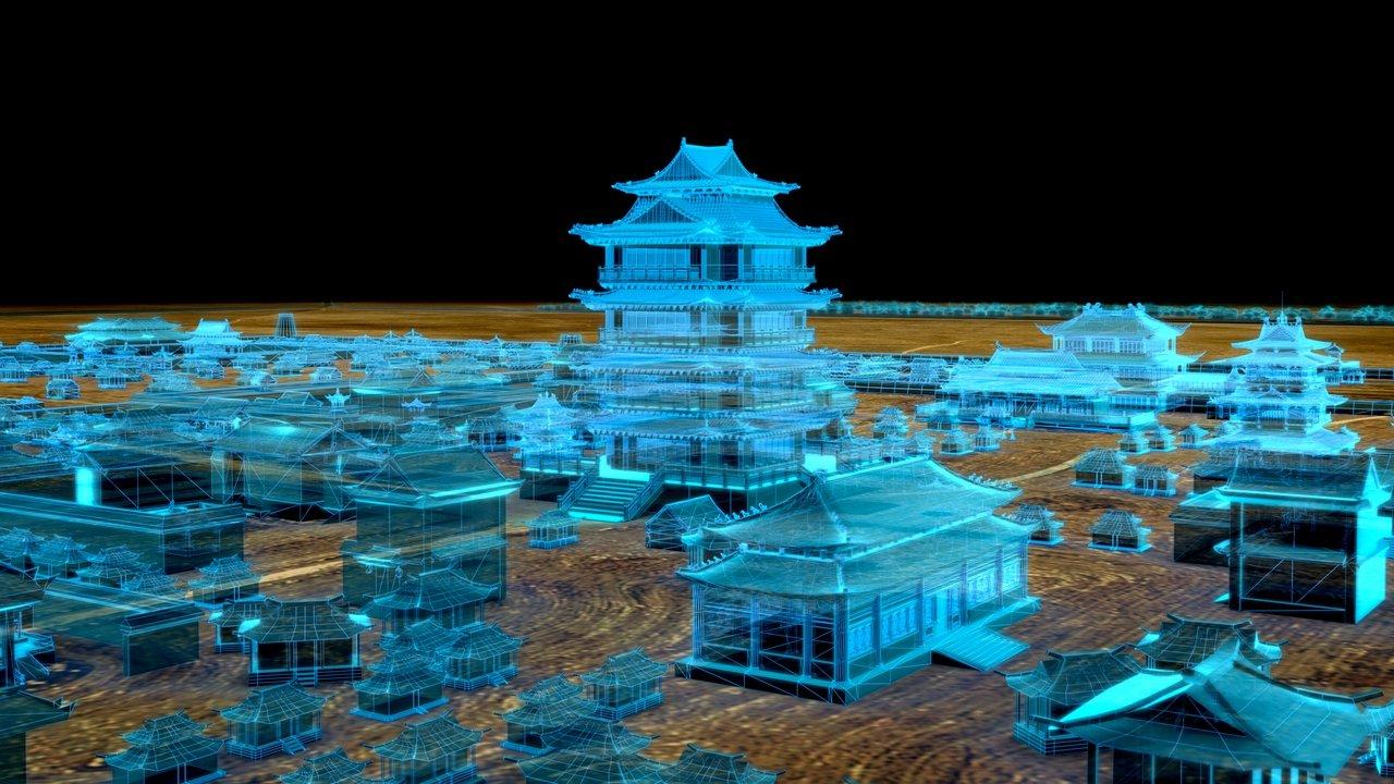 Ancient China from Above backdrop