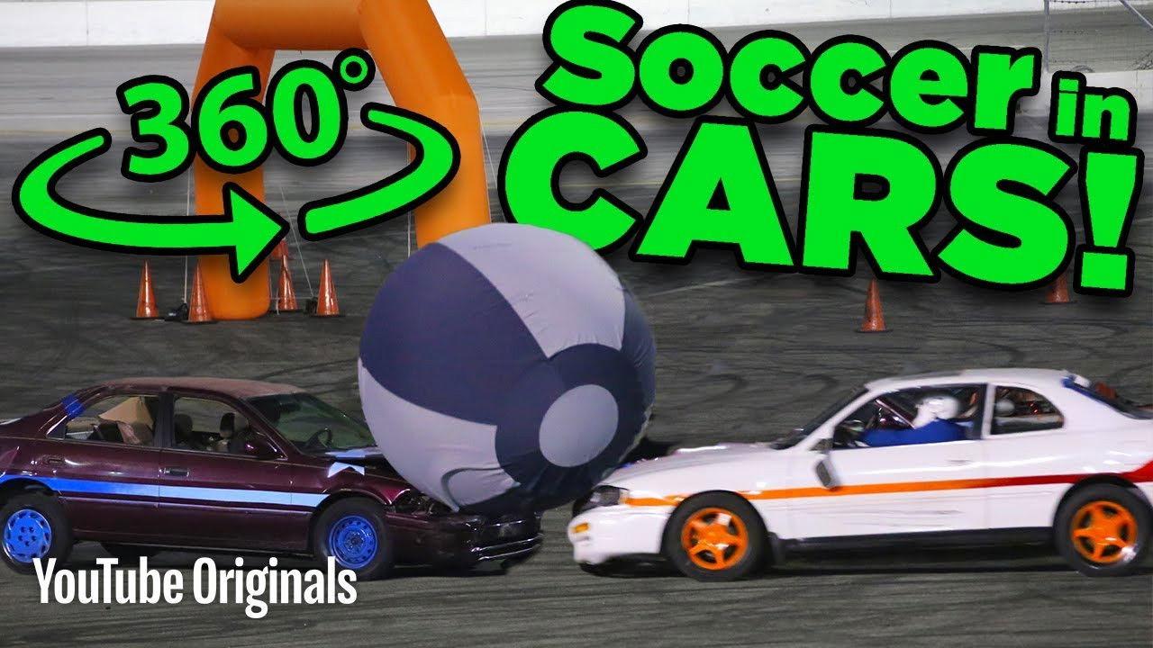 Playing SOCCER With CARS In 360 (Rocket League)