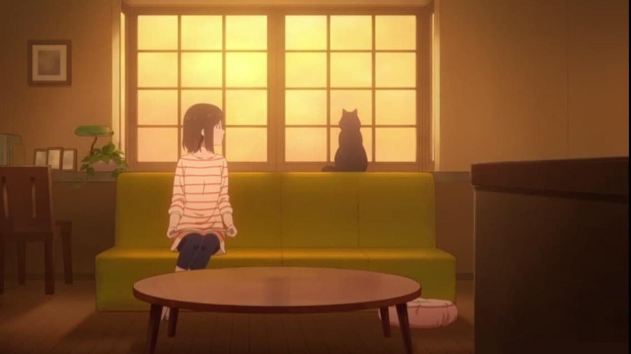 She and Her Cat: Everything Flows backdrop