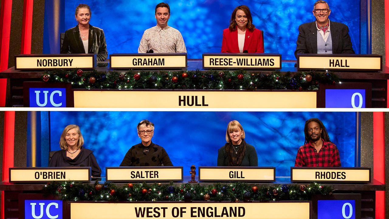Christmas 2022 - University of Hull v University of the West of England