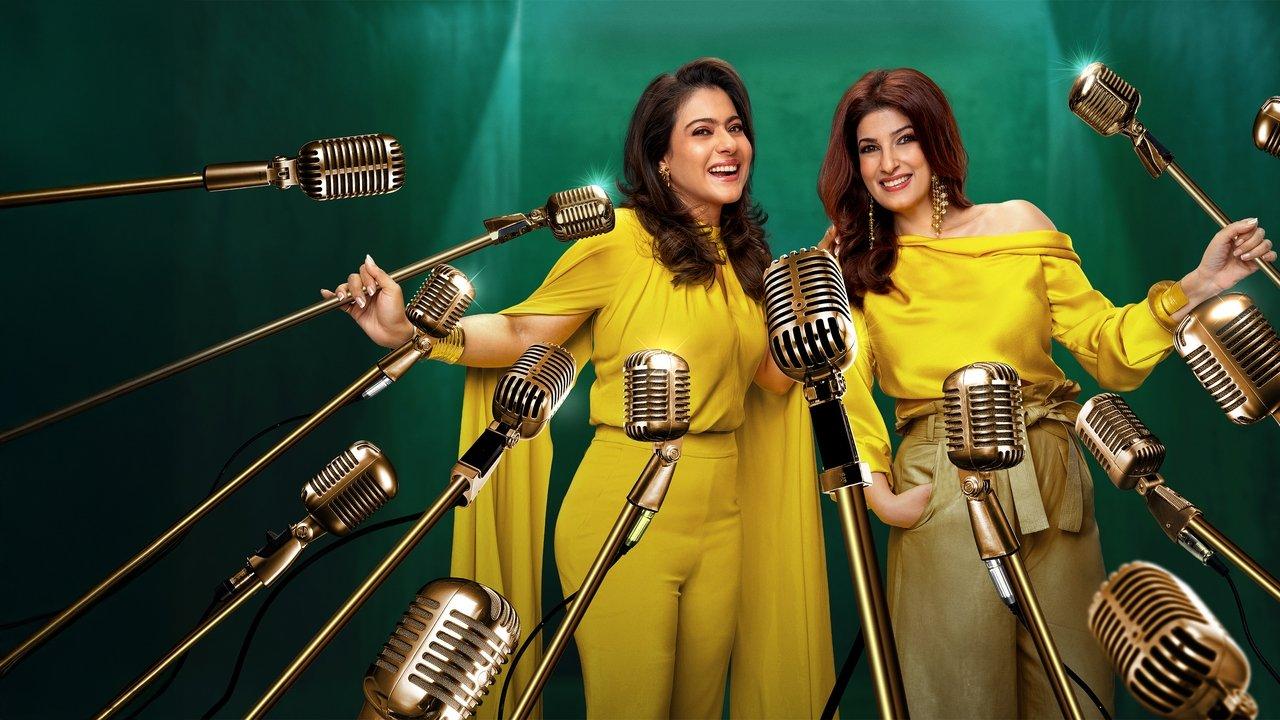 Two Much with Kajol and Twinkle backdrop