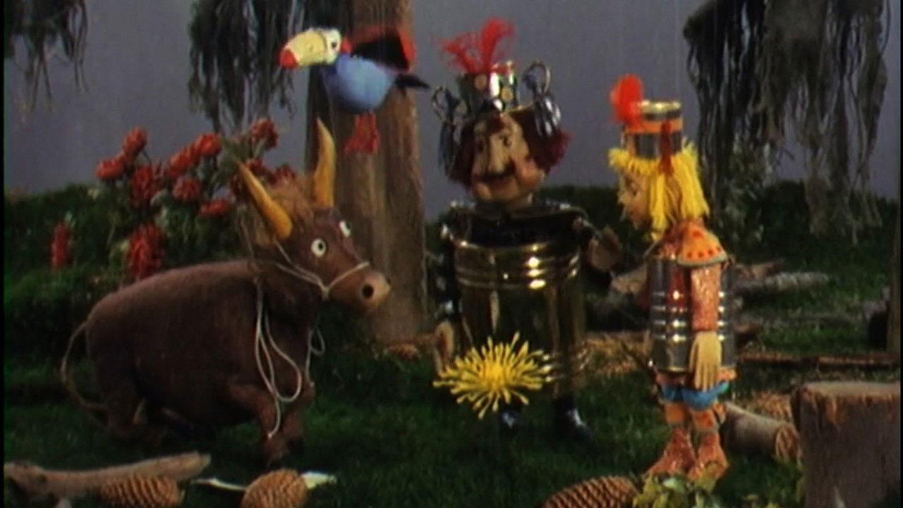 Augsburger Puppenkiste - Don Blech und der goldene Junker backdrop