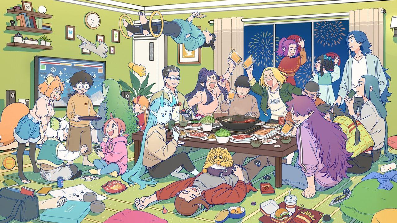 The Legend of Luo Xiaohei backdrop