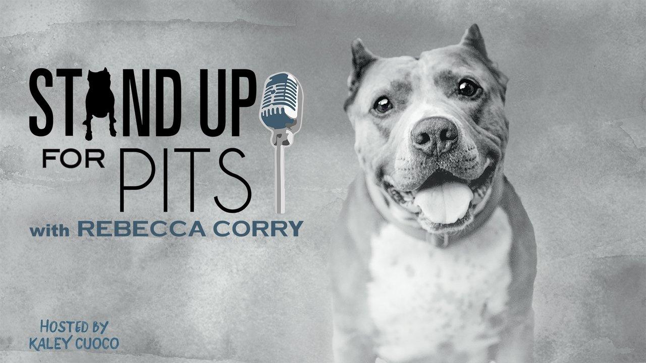 Stand Up for Pits with Rebecca Corry backdrop