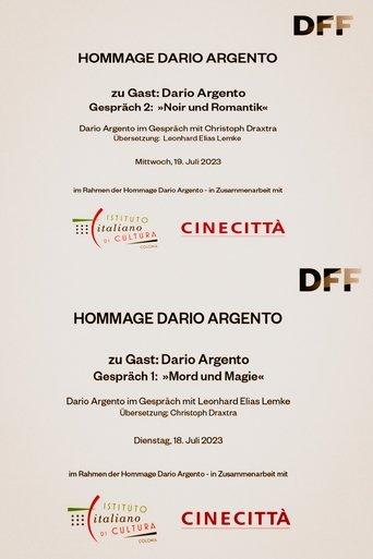 Dario Argento in conversation at the DFF dizi afişi