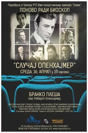 The Oppenheimer Case film afişi