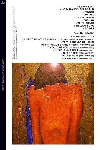Blur: Live 13 & Bonus Footage film afişi