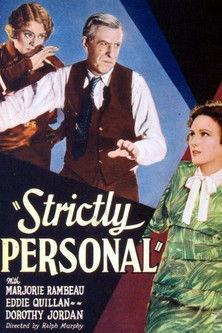 Strictly Personal film afişi