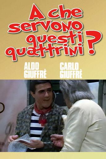 A che servono questi quattrini? film afişi