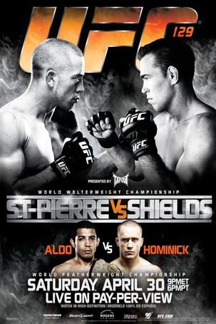 UFC 129: St-Pierre vs. Shields film afişi