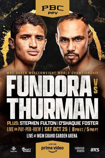 Sebastian Fundora vs. Keith Thurman film afişi