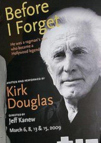 Kirk Douglas: Before I Forget film afişi