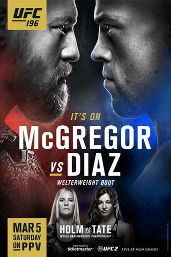 UFC 196: McGregor vs Diaz film afişi